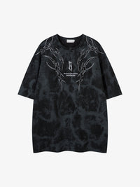 JKPTWSO | Embroidered Tribal Thorn T-Shirt