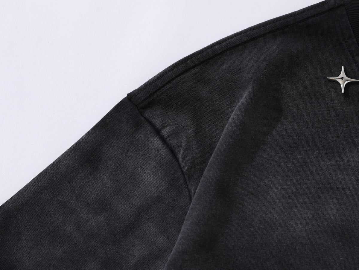 JKPTWSO | Star-Studded Distressed T-Shirt - product detail
