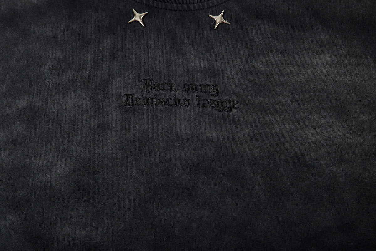 JKPTWSO | Star-Studded Distressed T-Shirt - product detail