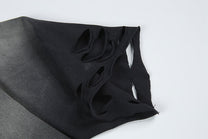 LETS ROCK | Shredded Gradient-Wash T-Shirt - product detail