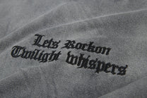 LETS ROCK | Shredded Gradient-Wash T-Shirt - product detail