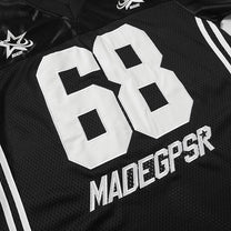 MADEGPSR | Appliqué 68 Mesh V-Neck Jersey - product detail