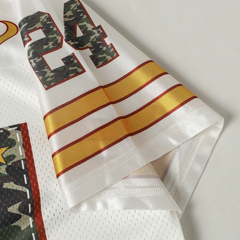 MADEGPSR | Camo 24 Mesh V-Neck Jersey - product detail