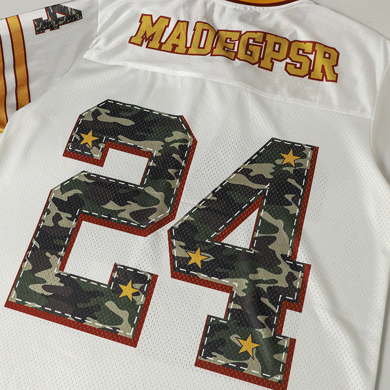 MADEGPSR | Camo 24 Mesh V-Neck Jersey - product detail