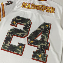 MADEGPSR | Camo 24 Mesh V-Neck Jersey - product detail