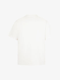 MCCNN | Hand-Drawn Figure T-Shirt in White - back view