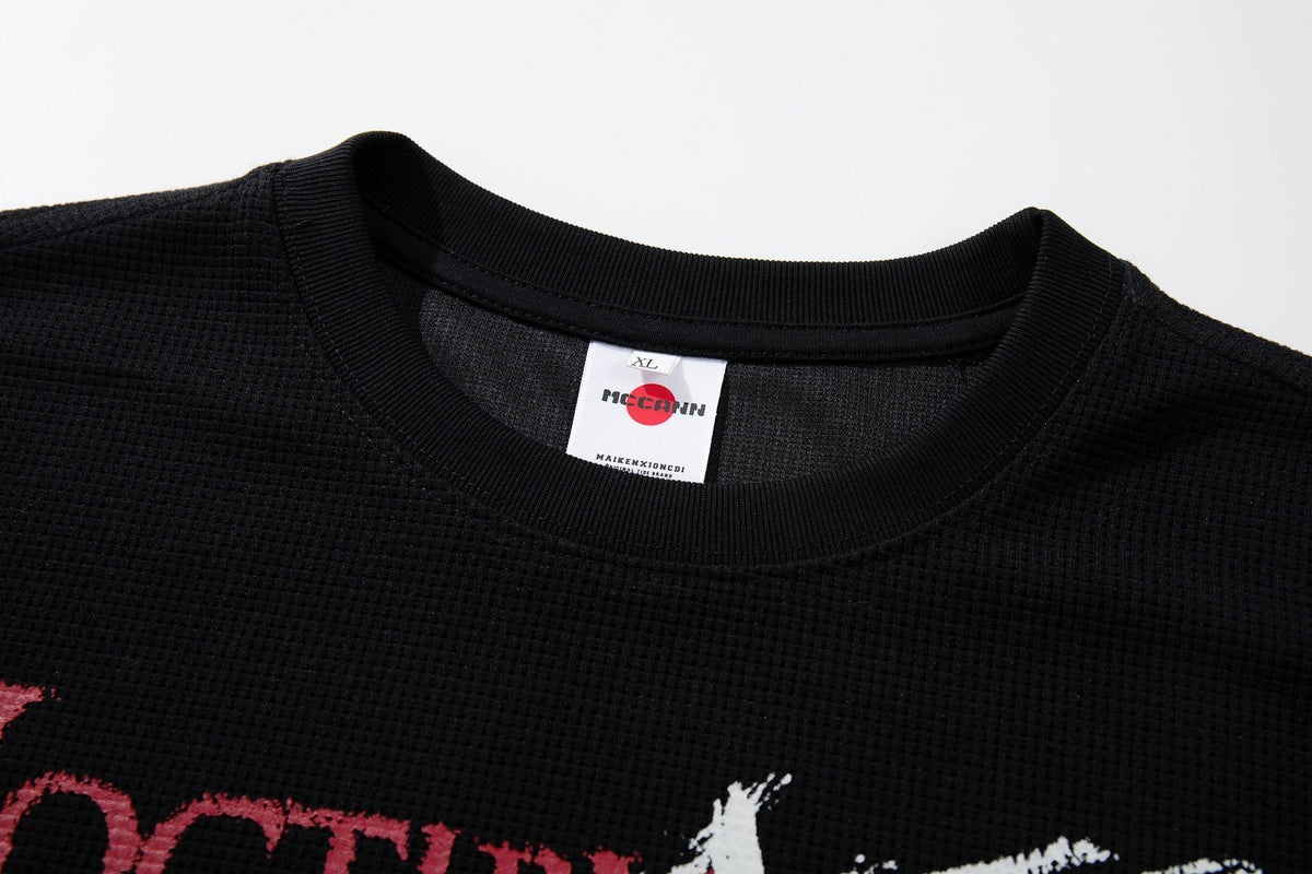 MCCNN | Punk Collage Waffle T-Shirt - product detail