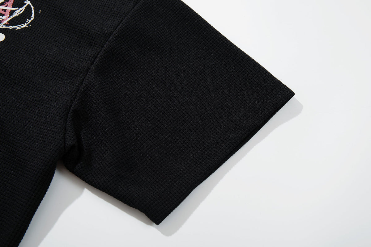 MCCNN | Punk Collage Waffle T-Shirt - product detail