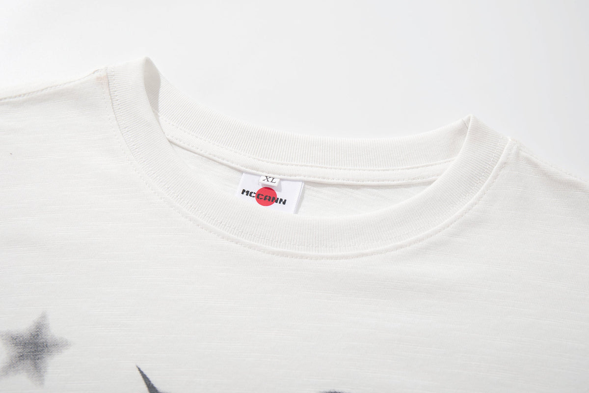 MCCNN | Abstract Portrait and Star T-Shirt - product detail