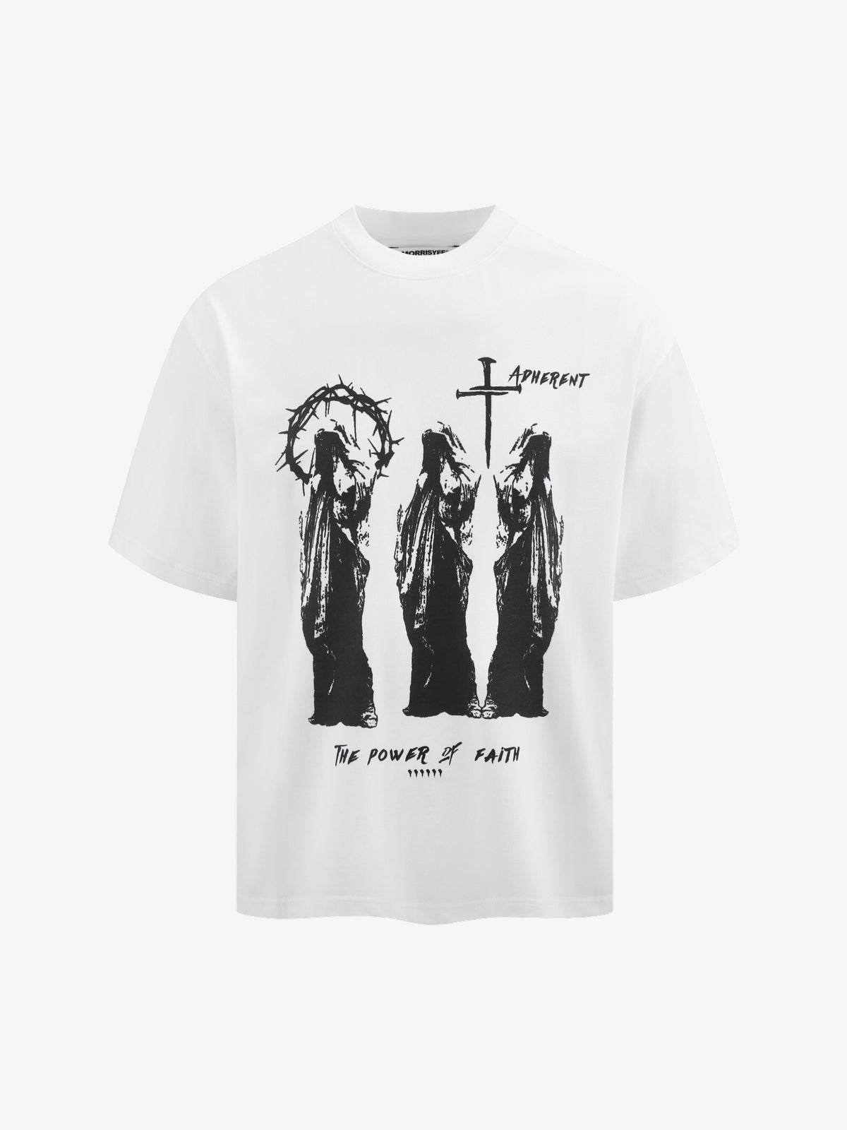 MORRIS YEE | The Power of Faith T-Shirt in White - front view