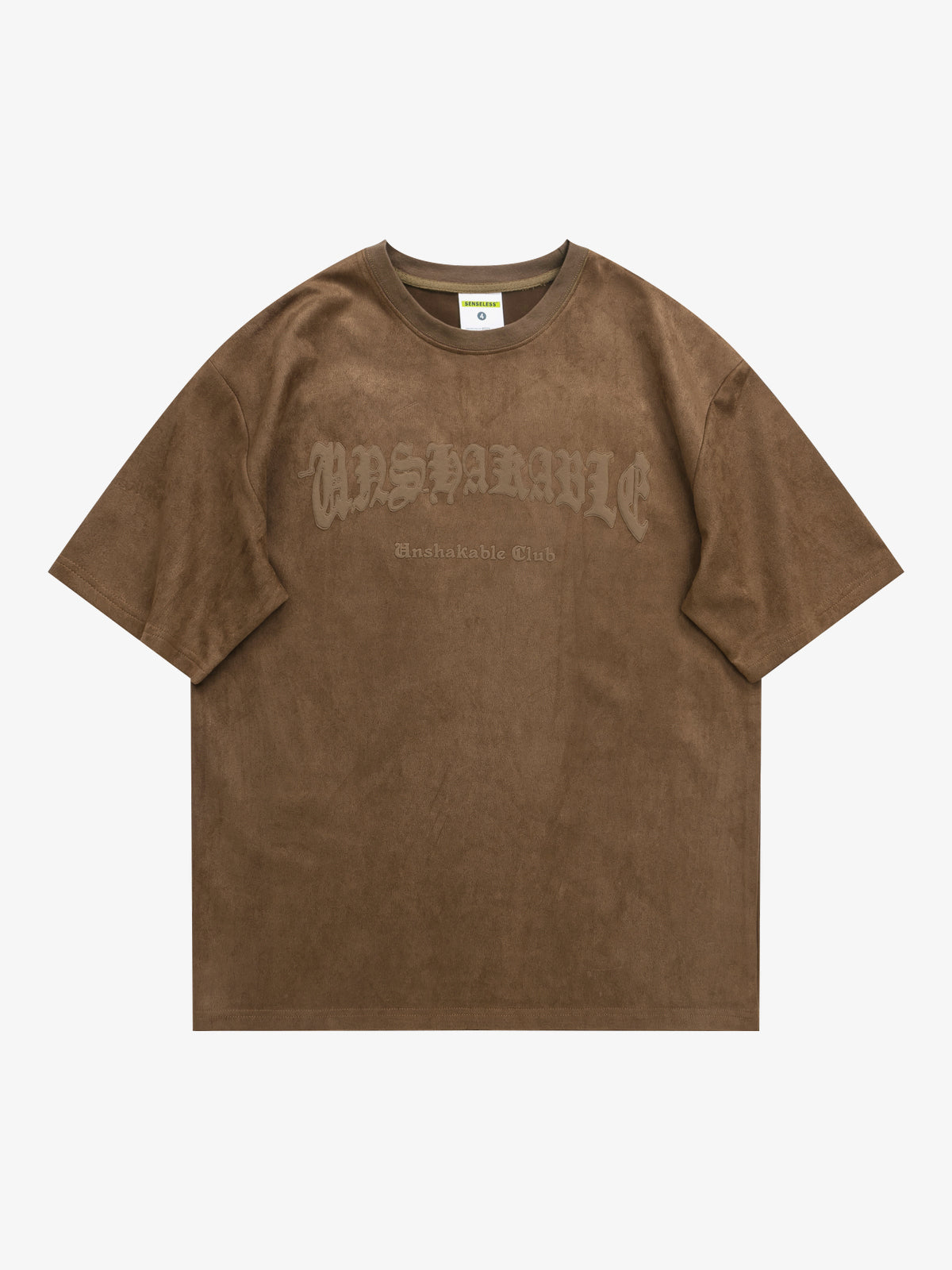MRSCAREORCW | Unshakable Skeleton T-Shirt in Brown - back view