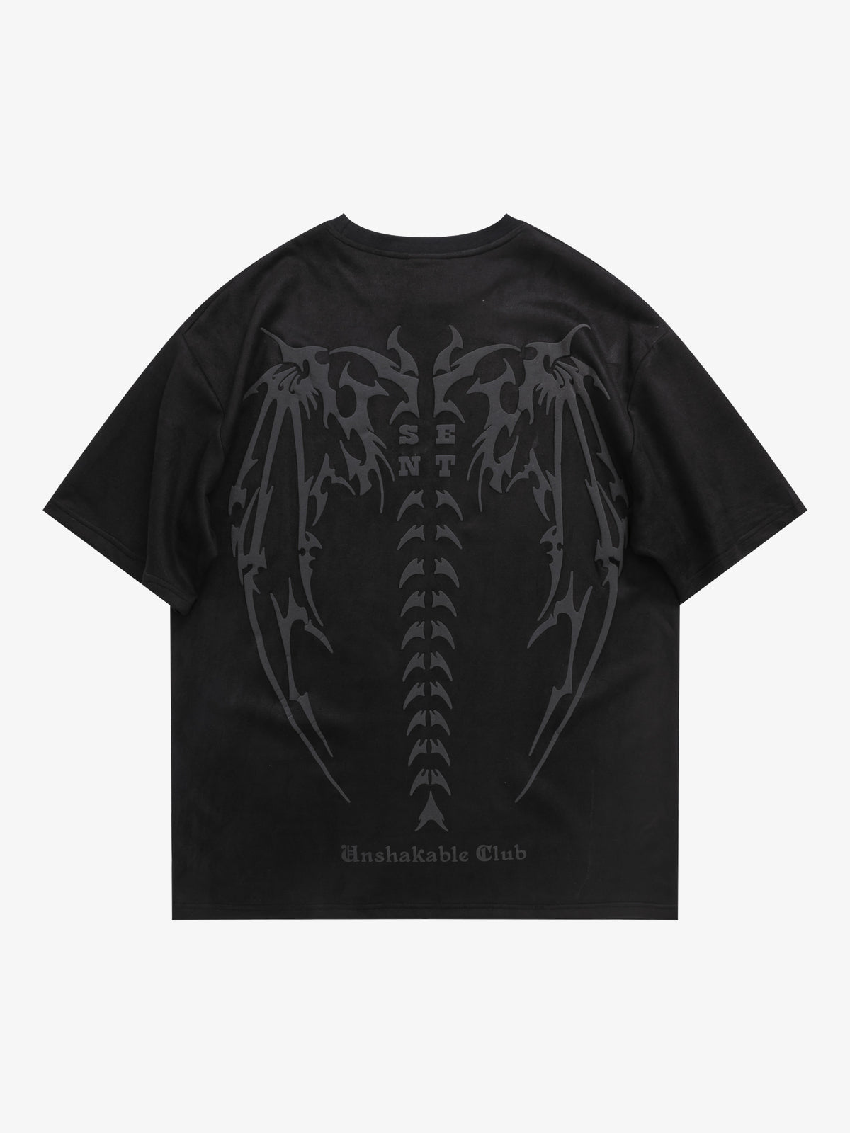 MRSCAREORCW | Unshakable Skeleton T-Shirt in Black - front view