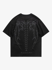MRSCAREORCW | Unshakable Skeleton T-Shirt in Black - front view