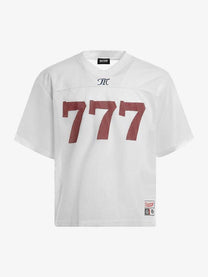 MT99 | 777 Mesh Jersey in White - front view