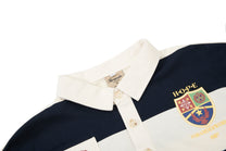 OREETA | 12 Crest Striped Rugby Shirt - product detail