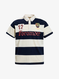 OREETA | 12 Crest Striped Rugby Shirt