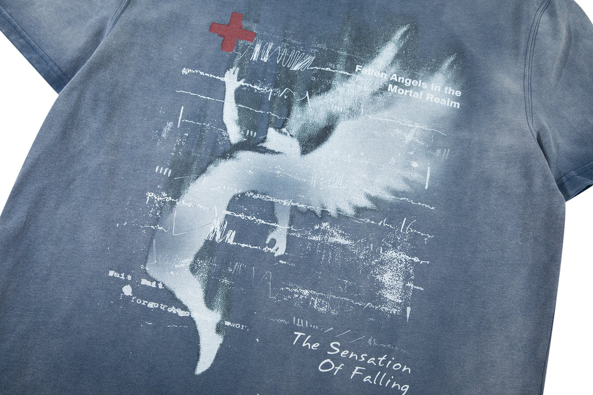 RHSHANNA | Fallen-Angel Collage T-Shirt - product detail
