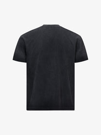 RHSHANNA | Fallen-Angel Collage T-Shirt in Black - back view