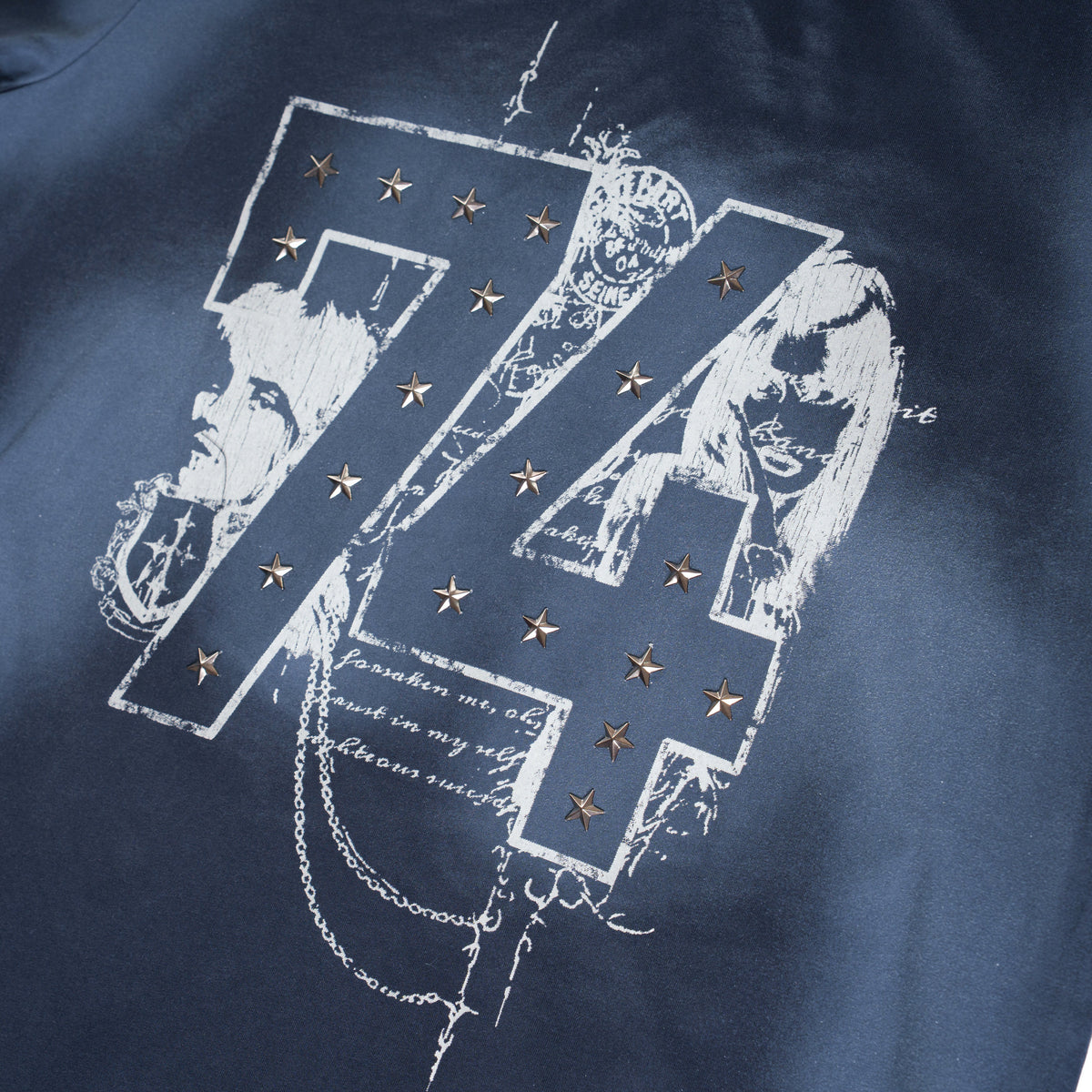 SPECTRA VISION | Studded 74 Collage T-Shirt - product detail