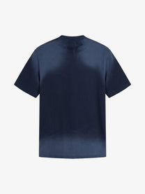 SPECTRA VISION | Studded 74 Collage T-Shirt in Faded Blue - back view