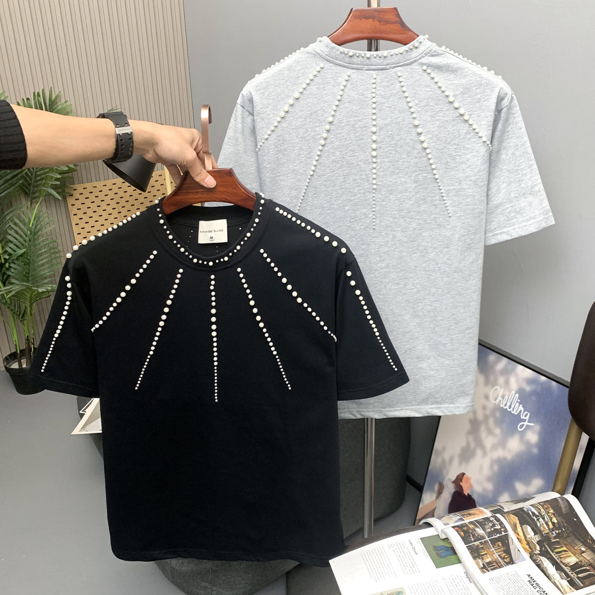 SAVAGE BASE | Radiating Bead T-Shirt - product detail