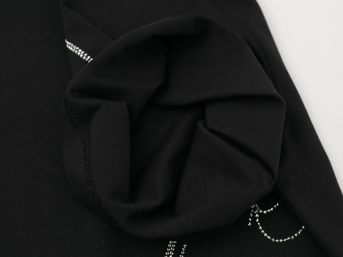 SAVAGE BASE | Rhinestone Angel-Wing T-Shirt - product detail