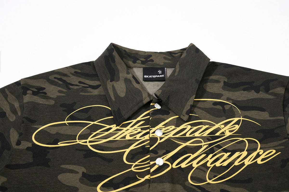 SKATE PARK | Sweeping Script Polo Shirt - product detail