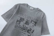 TRYTHMCLU | Faded Collage Waffle T-Shirt - product detail