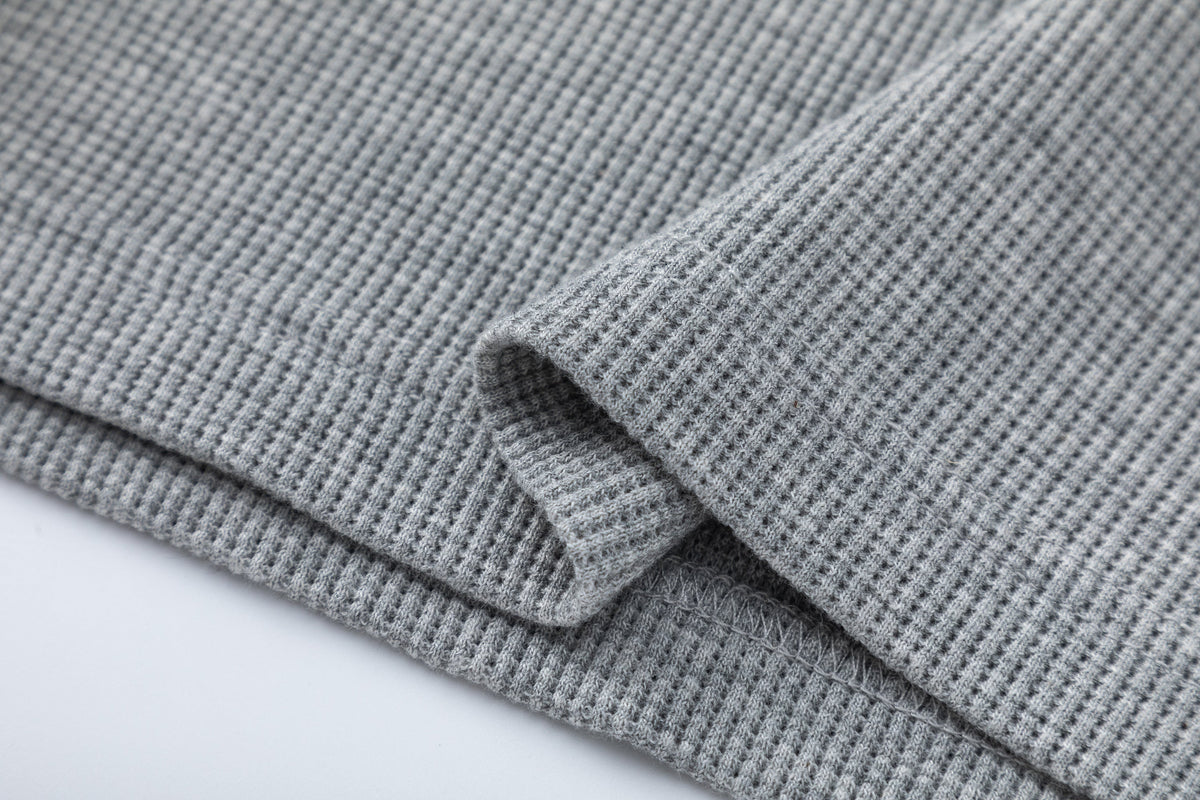 TRYTHMCLU | Faded Collage Waffle T-Shirt - product detail