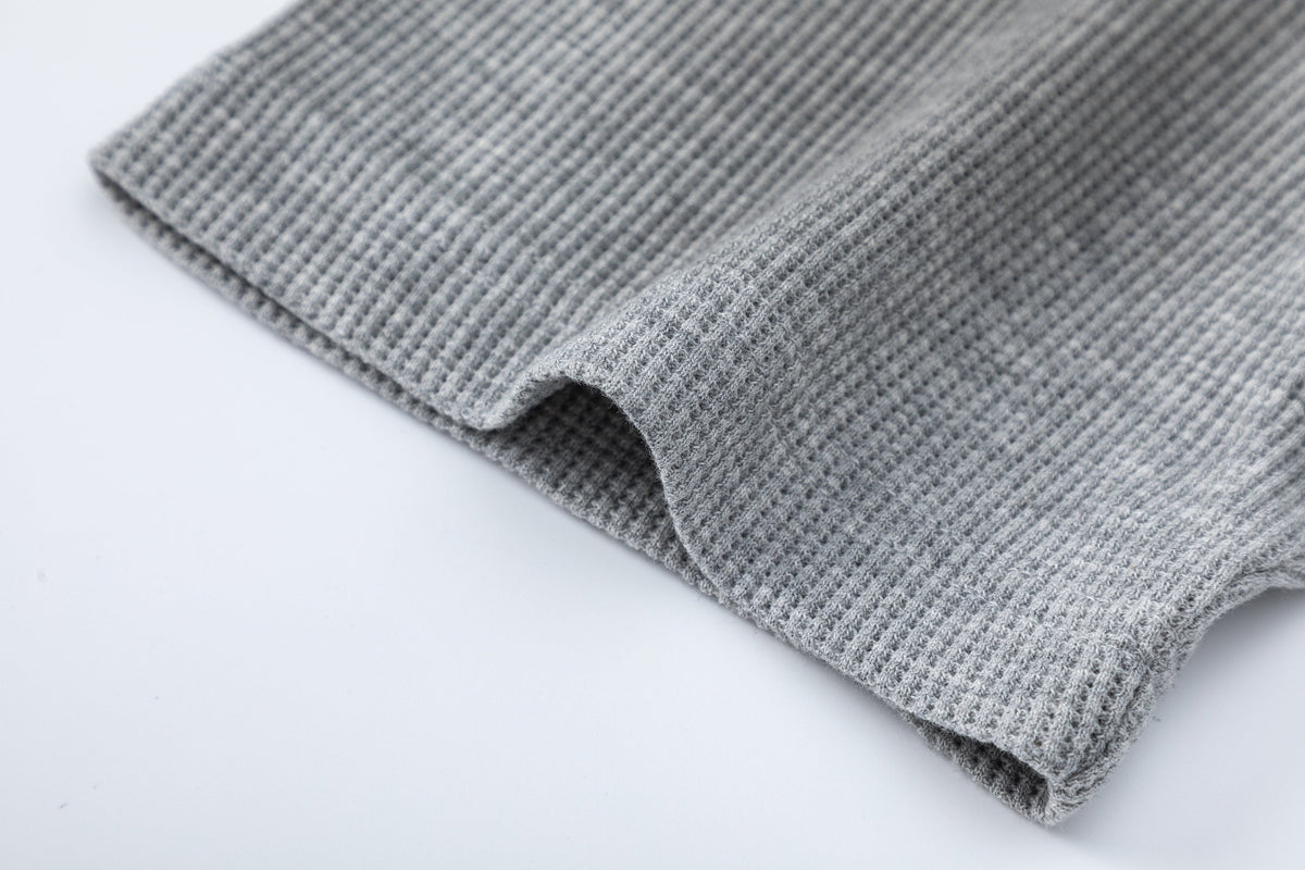 TRYTHMCLU | Faded Collage Waffle T-Shirt - product detail