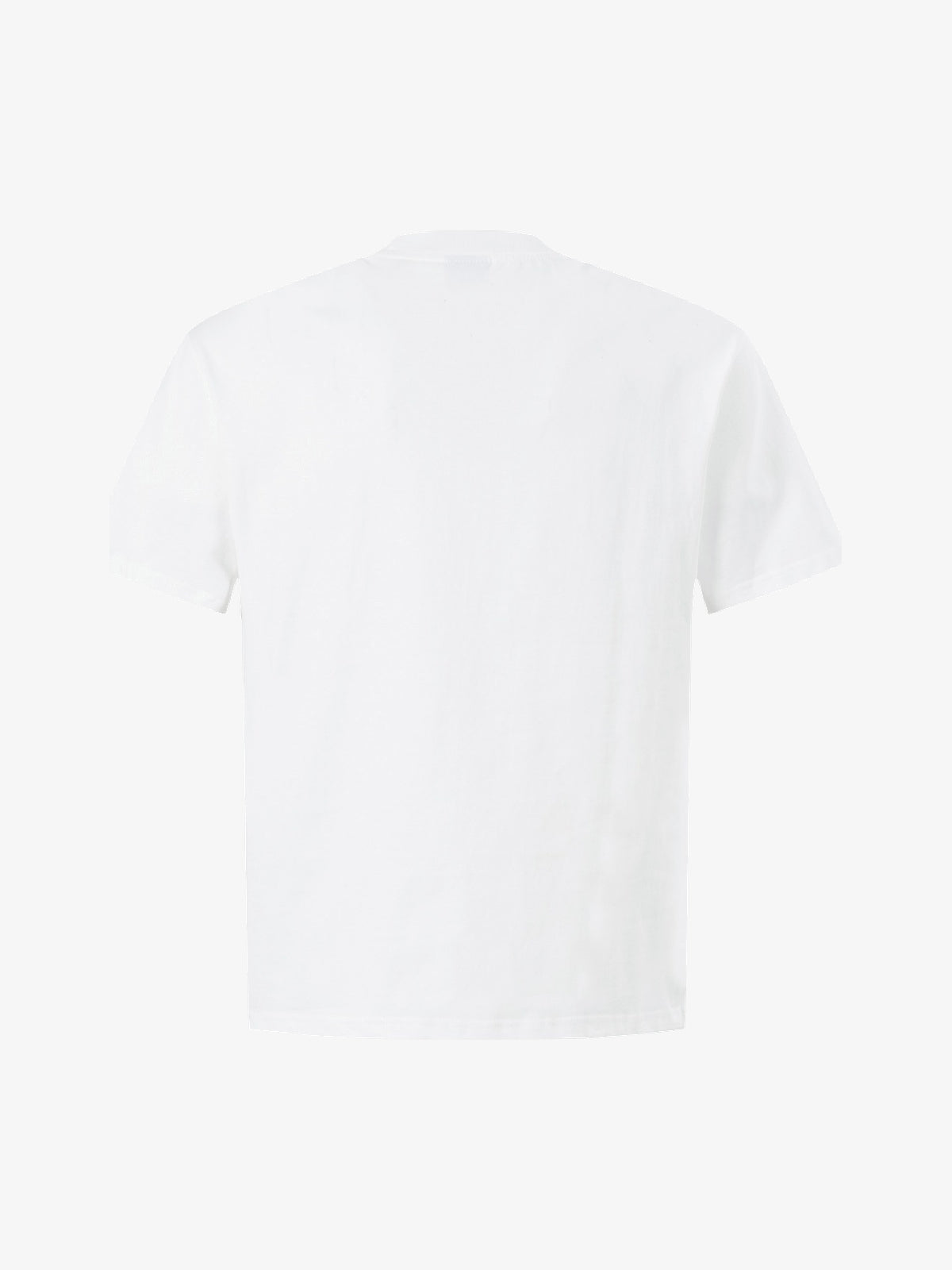 UNUSUAL ORIGINAL | Rhinestone Cross T-Shirt in White - back view