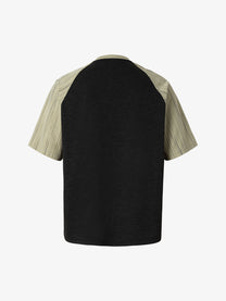WHOLATE | Cathedral Raglan T-Shirt in Black - back view