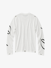 FATENOIR | PIERCED PORTRAIT GRAPHIC SWEATSHIRT